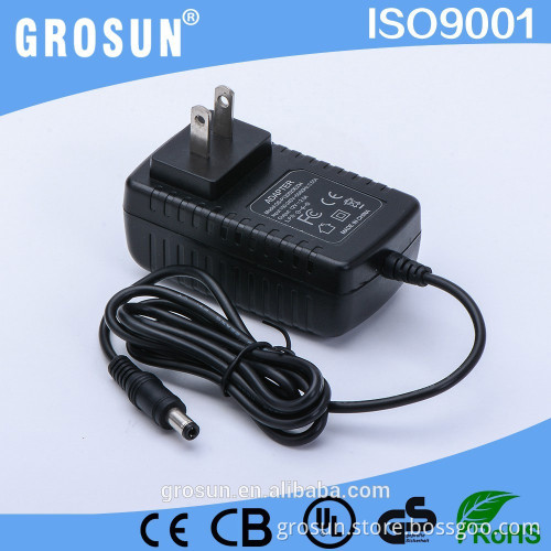 Universal 12V 2A US Plug AC DC Power Adapter DC Output 24W Plug Adapter with CE/UL/FCC